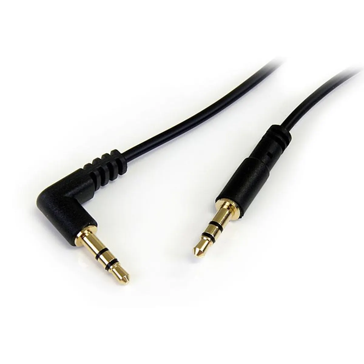 Startech.com MU6MMSRA 3,5 mm sztereó 90 fokos kábel arany érintkezők 1,8 m fekete #1