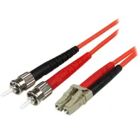 Startech.com 50FIBLCST1 optikai patchkábel LC-ST OM2 1 m 50 µm kétoldalú