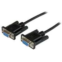 Startech.com SCNM9FF1MBK null modem kábel db9 1 m fekete #1