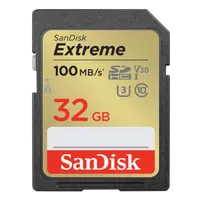 Sandisk SDSDXVT-032G-GNCI2 Extreme SDHC U3 V30 32 GB olvasási 100 MBps írási 60 MBps Class 10