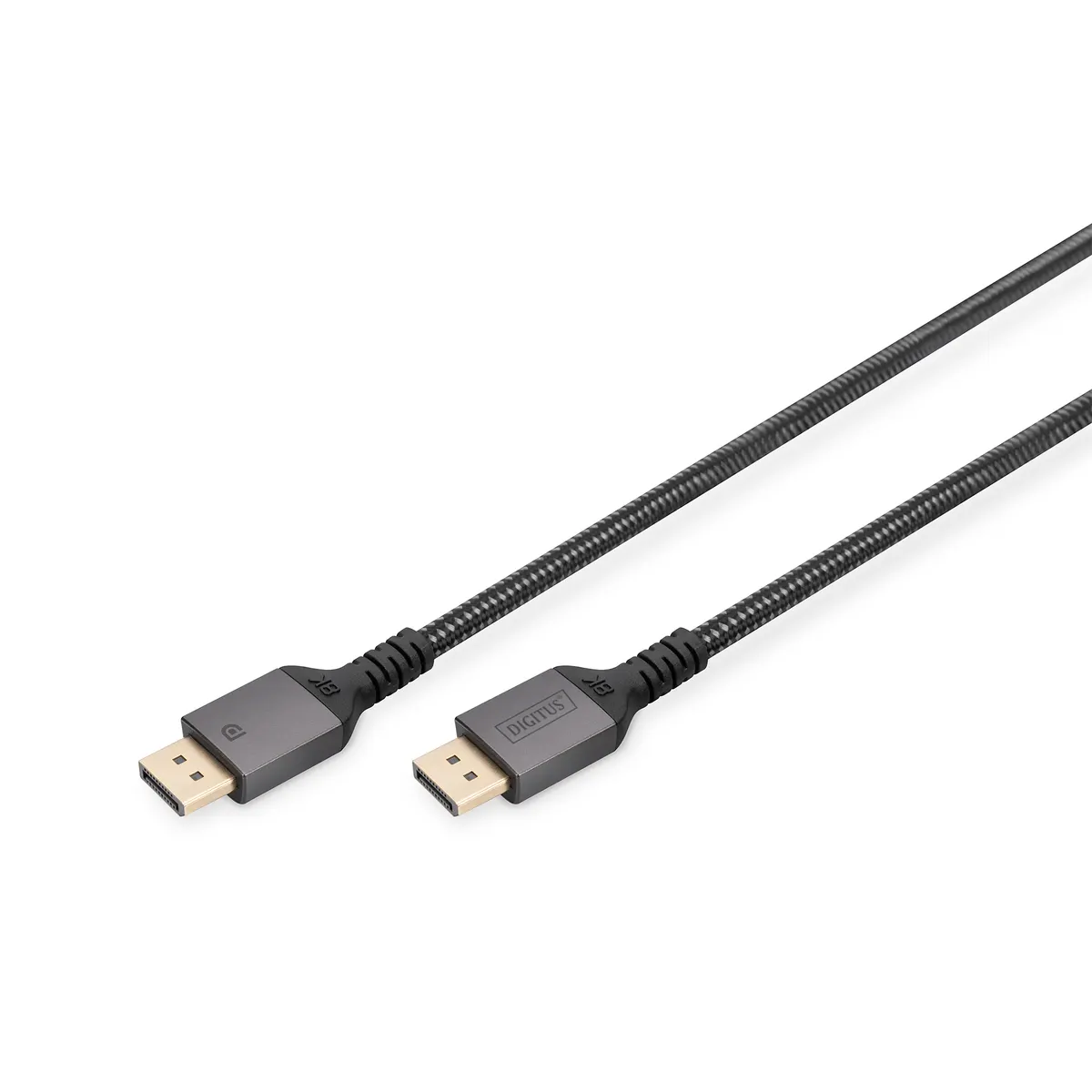 Assmann DB-340201-020-S DisplayPort kábel 2 m DP 1.4 8K60 alumínium ház #1