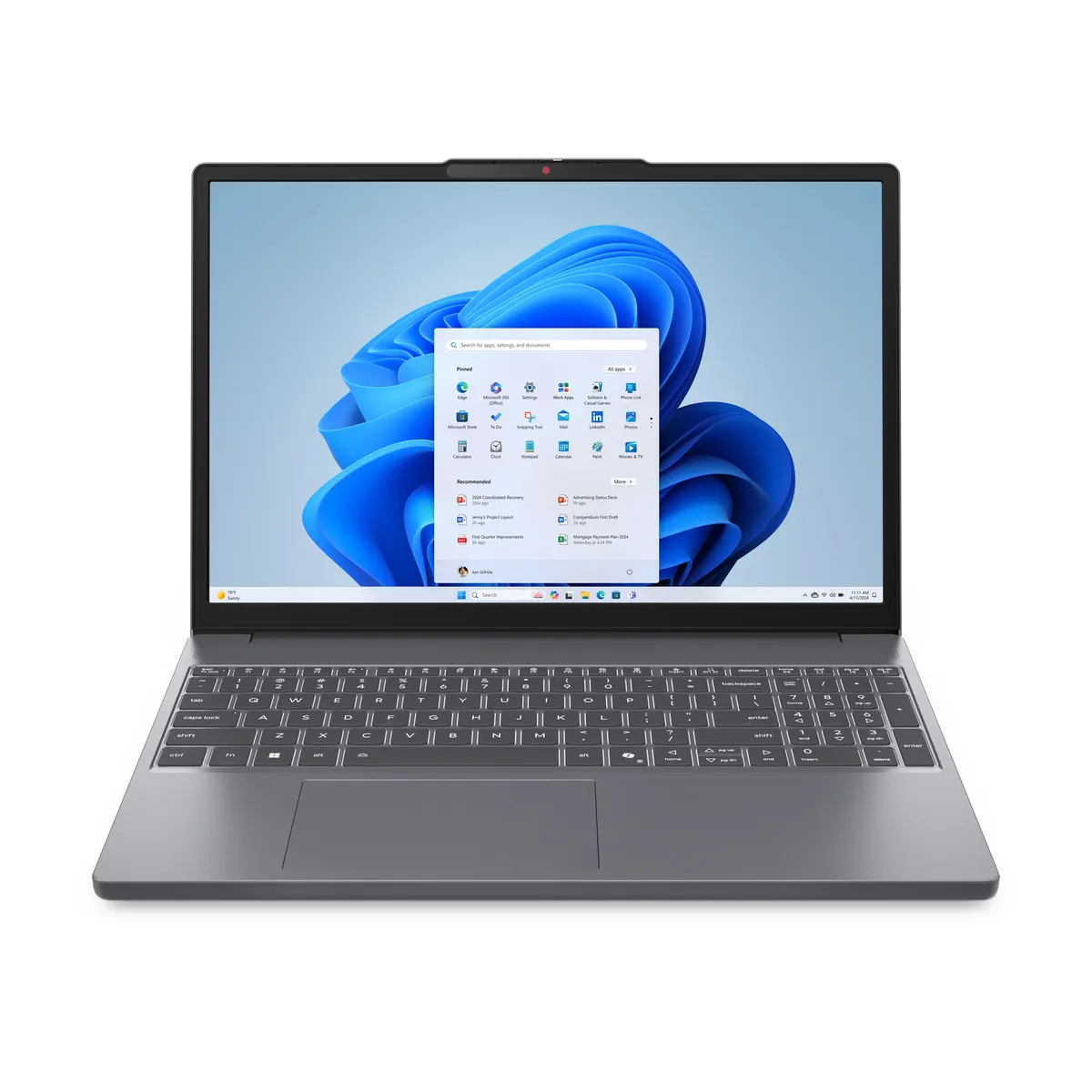 Lenovo 83K7007BHV IdeaPad Slim 3 15ARP10 Ryzen 5 7535HS 24GB DDR5 1TB SSD 15,3" WUXGA 1920x1200 szürke #1