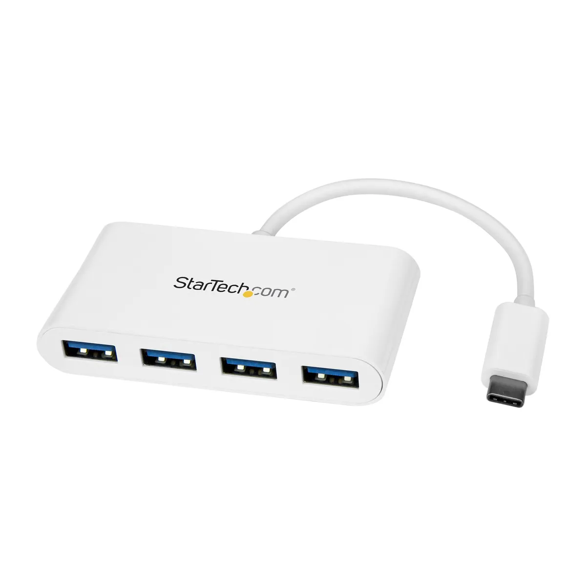 StarTech.com HB30C4ABW 4-port USB-C hub USB-C host 4x USB-A downstream USB 3.2 Gen 1 fehér műanyag #1