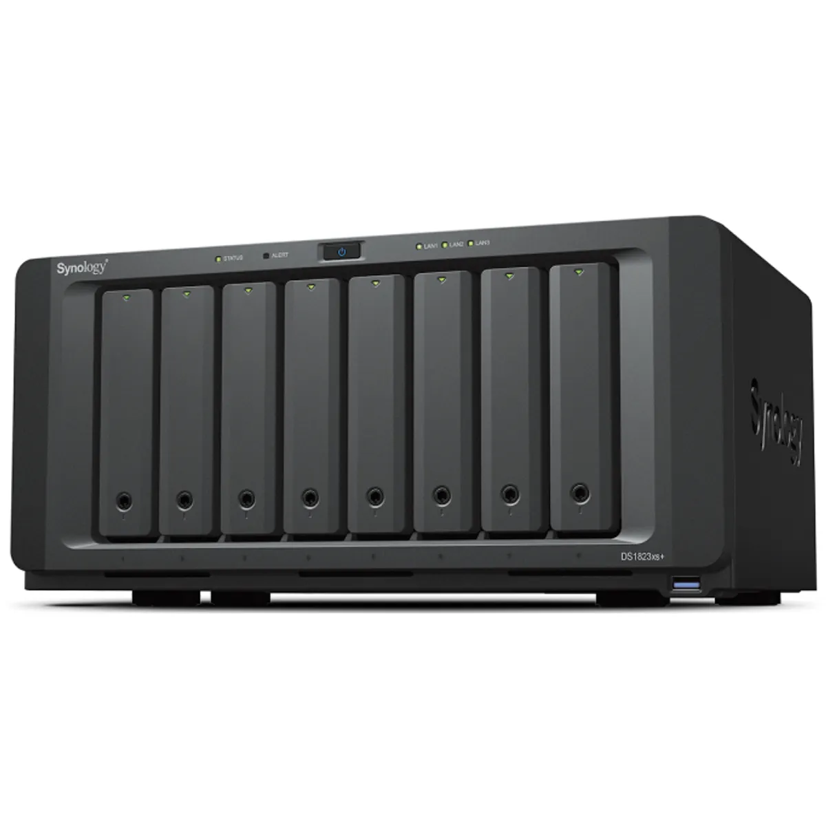 Synology DS1823XS+ DS1823xs+ Ryzen V1780B 8GB DDR4 ECC, 8 fiókos NAS, 2x1GbE, 10GbE, M.2 NVMe, PCIe Gen3x8, 250W, 5 év garancia #1