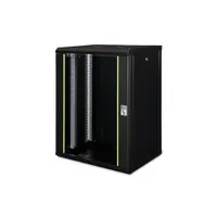 Assmann DN-19 16-U-SW falra szerelhető állvány 16U 802x600x450 mm IP20 fekete