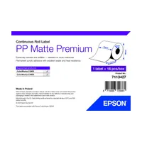 Epson 7113427 PP matt címke prémium folyamatos tekercs 76x29 mm fehér