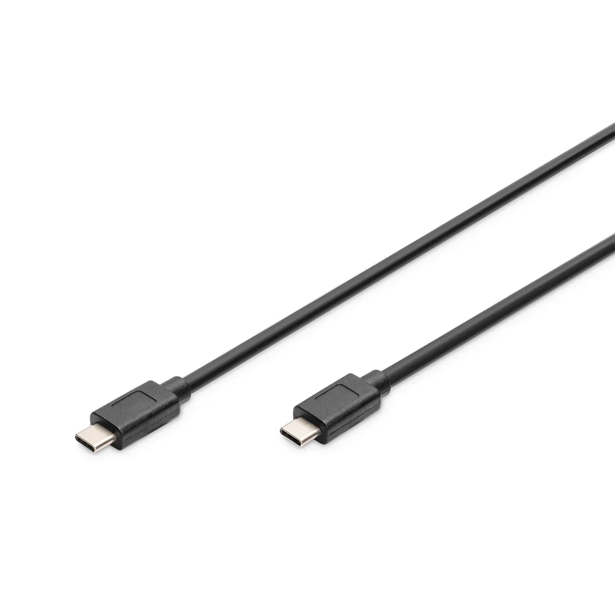 Assmann AK-300139-010-S USB-C-összekötő kábel USB-C-USB-C 1 m USB 3.2 Gen 2 10 Gbit s nikkel érintkezők fekete mágneses árnyékolás #1