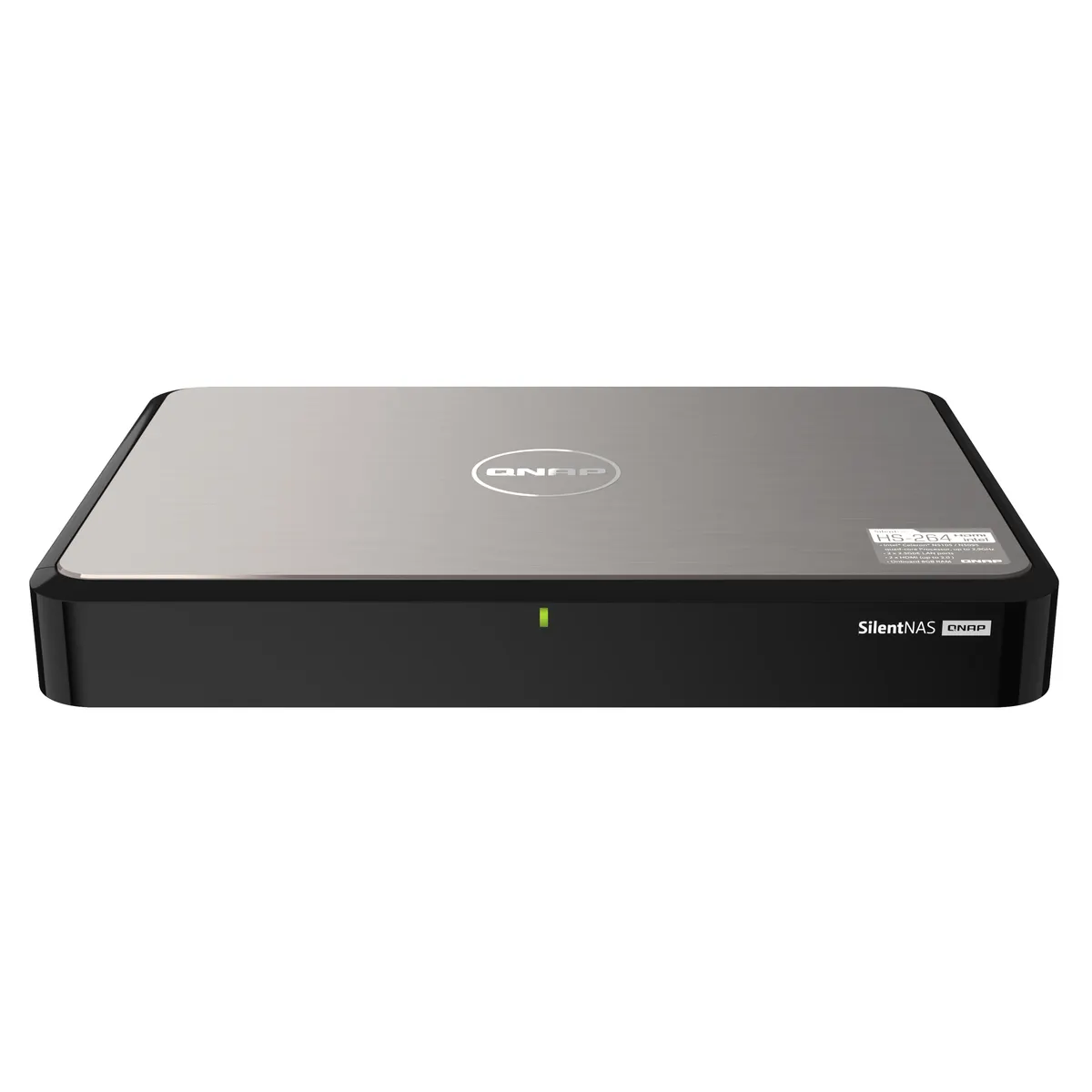 QNAP HS-264-8G HS-264 2-bay ventilátor nélküli Intel Celeron N5105 8GB 2x2.5GbE 2xHDMI 2.0 #1
