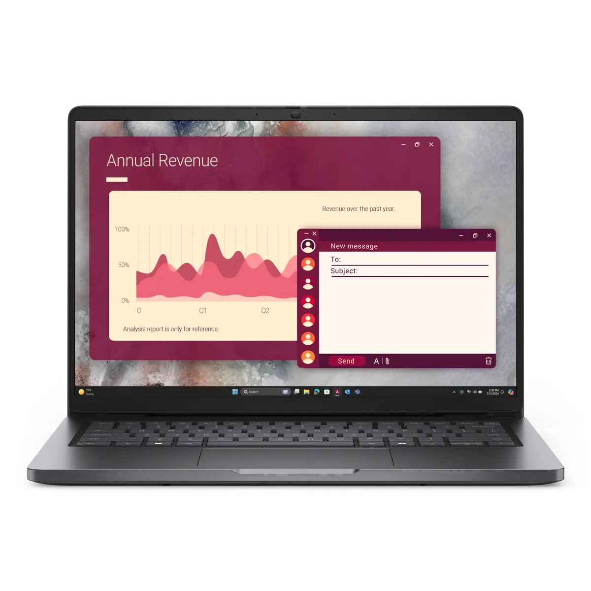 Dell BTO010_PC14250_EMEAU Pro 14 PC14250 Intel Core 5 120U 14" 1920x1200 Ubuntu Linux 16GB DDR5 512GB SSD Intel grafikus fekete #1