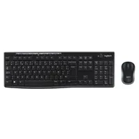 Logitech 920-004524 MK270 wireless combo azerty fekete USB-vevő egér
