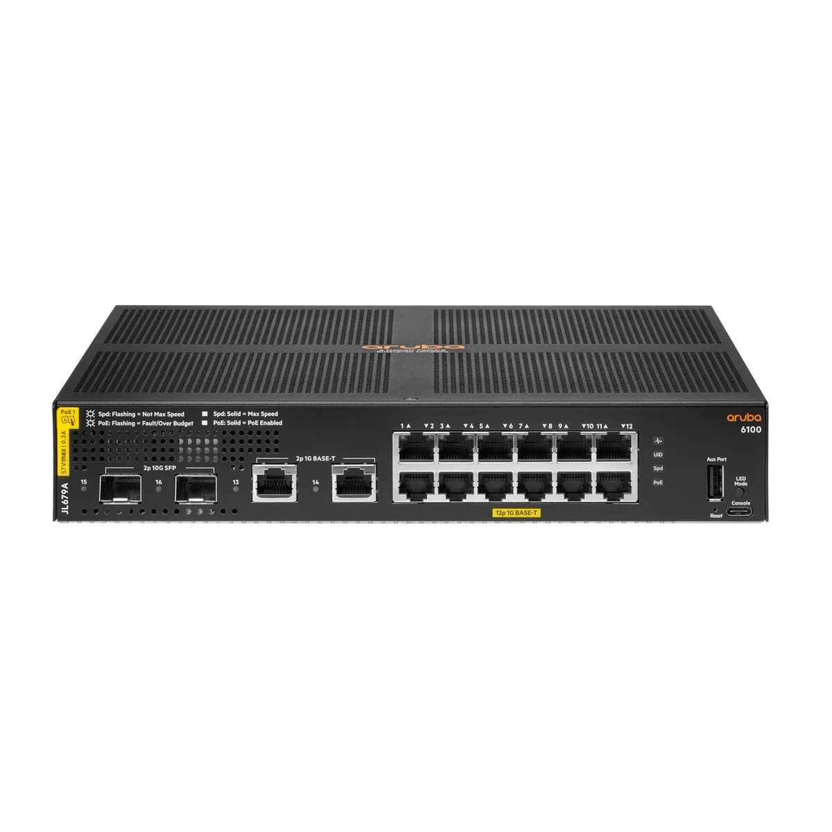 HP Enterprise JL679A#ABB Aruba 6100 12G CL4 2SFP 139W 1U kapcsoló #1