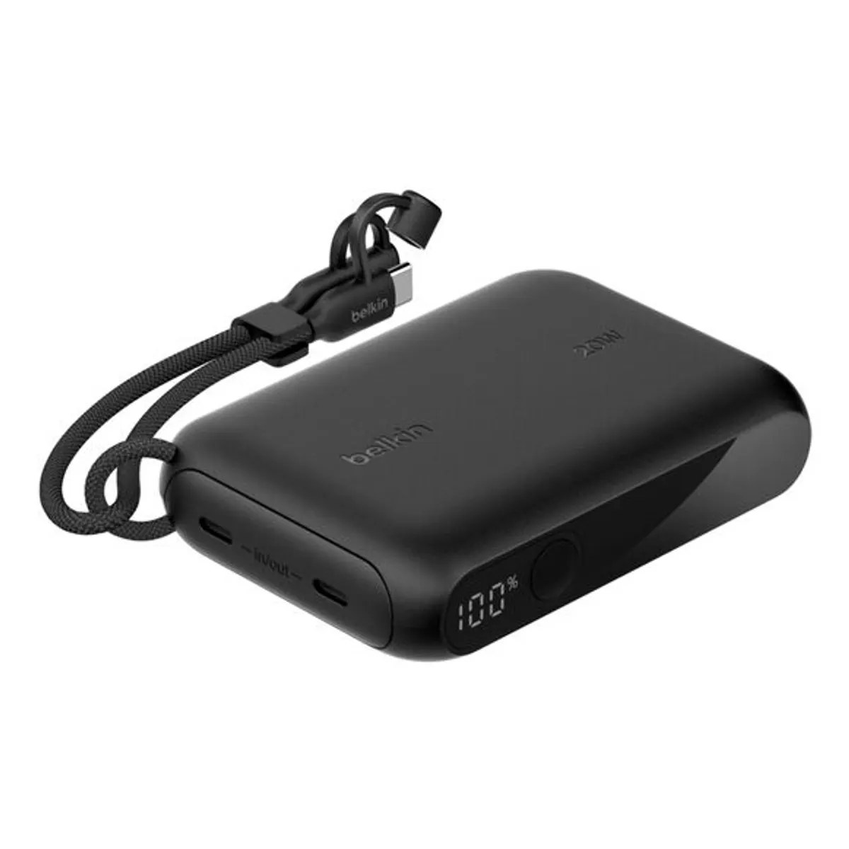 Belkin BPB027HQBK BoostCharge power bank 10 000 mAh kijelzővel 2x USB-C port fekete #1