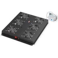 Roline 26.21.0109 hűtőventilátor egység 19 hüvelykes 6 ventilátor acél fekete