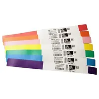Zebra 10015355-PUK Z-Band UltraSoft bevont csuklópánt 11" lila-fehér