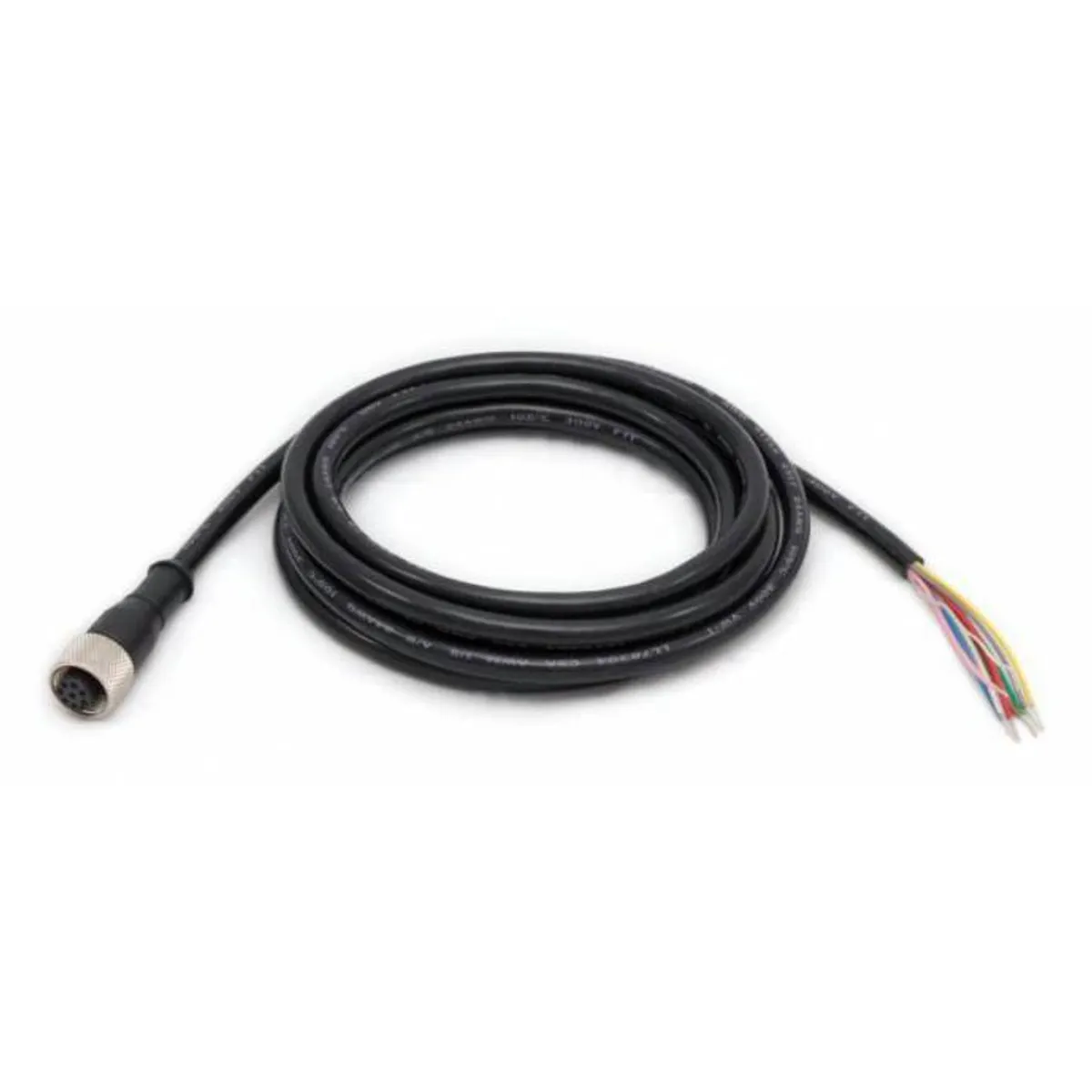 Zebra CBL-PWR00500-M1200 Cable Power 5 m M12 Flying Leads Standard Flex #1
