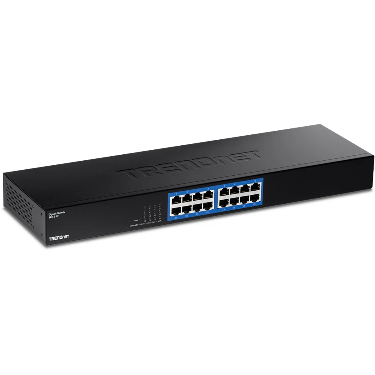 Trendnet TEG-S17 16-portos gigabites kapcsoló rack 32 Gbit MAC-tábla 8000 bejegyzés #1