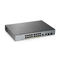 Zyxel GS1350-18HP-EU0101F GS1350-18HP 18-portos GbE Smart Managed PoE switch PoE költségvetés 250W