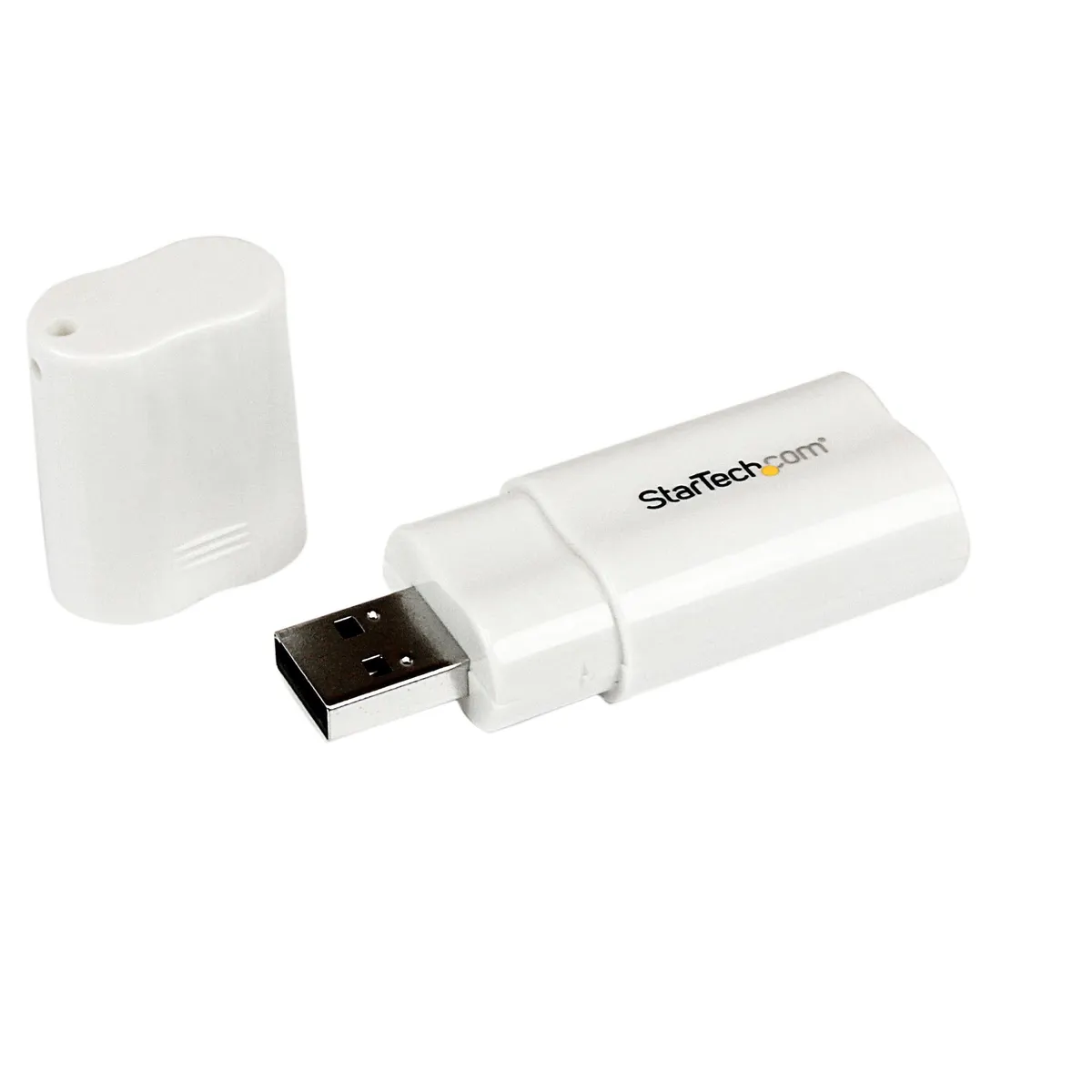 Startech.com ICUSBAUDIO USB külső hangkártya CM108AH fehér 3,5 mm-es fejhallgató csatlakozás #1