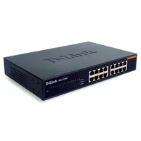 D-Link DES-1016D/E 16-portos 10/100-as asztali switch, nem menedzselt