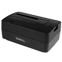 StarTech.com SDOCKU313E 1-Bay HDD és SSD dokkoló USB 3.2 Gen 2 Type-B 2.5\" és 3.5\" meghajtók támogatása