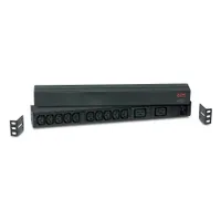 APC AP9559 Rack PDU Basic 1U 16A 208 és 230V 12 kimenet 10 C13 2 C19 2,5 m kábel