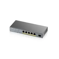 Zyxel GS1350-6HP-EU0101F GS1350-6HP 5x GbE PoE port 60W 802.3af at GbE uplink SFP Smart Managed