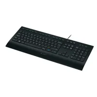 Logitech 920-008669 K280e USB vezetékes 104 billentyűs QWERTZ csuklótámasz fekete