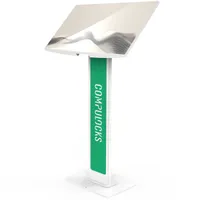 Self Positioning 140WLBPW Brandable VESA padlóállvány 32" kijelzőkig fehér