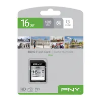 PNY P-SD16GU1100EL-GE Elite 16GB SDHC Class 10 UHS-I U1