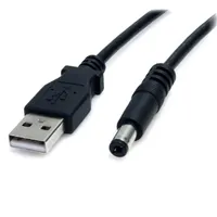 Startech.com usb2typem type m barrel power cable 0,9 m usb a - barrel type m