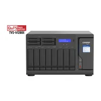 QNAP TVS-H1288X-W1250-16G Xeon W-1250 16 GB ECC DDR4 memória 12-fiókos NAS 2x 10GBASE-T 4x 2.5GbE