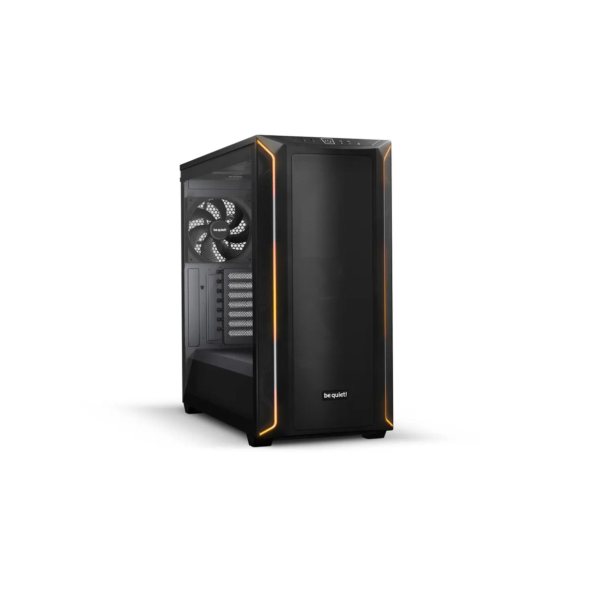 be quiet! BGW61 Shadow Base 800 DX Black ARGB, 3x140mm PWM, E-ATX támogatás, 420mm radiátor kompatibilis, edzett üveg oldallap #1