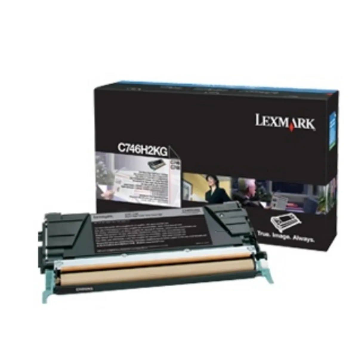 Lexmark C746H3KG fekete toner 12 000 oldalak kompatibilis C746 C748 #1