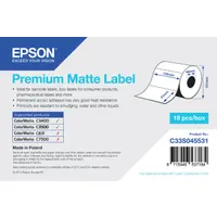 Epson C33S045531 Premium Matte Label 102 mm x 51 mm, 650 címkék, tintasugaras nyomtatáshoz