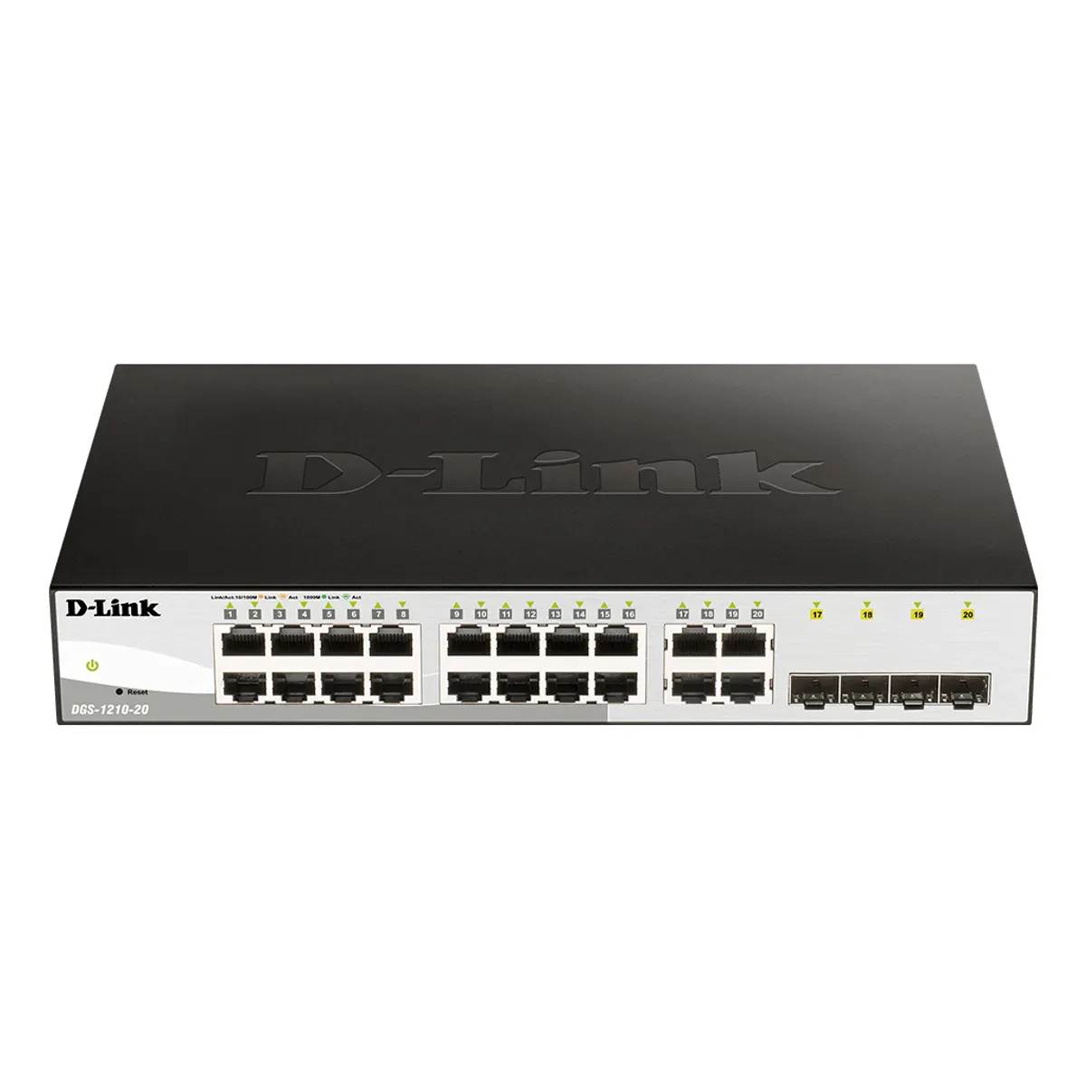 D-Link DGS-1210-20/E 16-portos gigabites intelligens kapcsoló 4x SFP #1