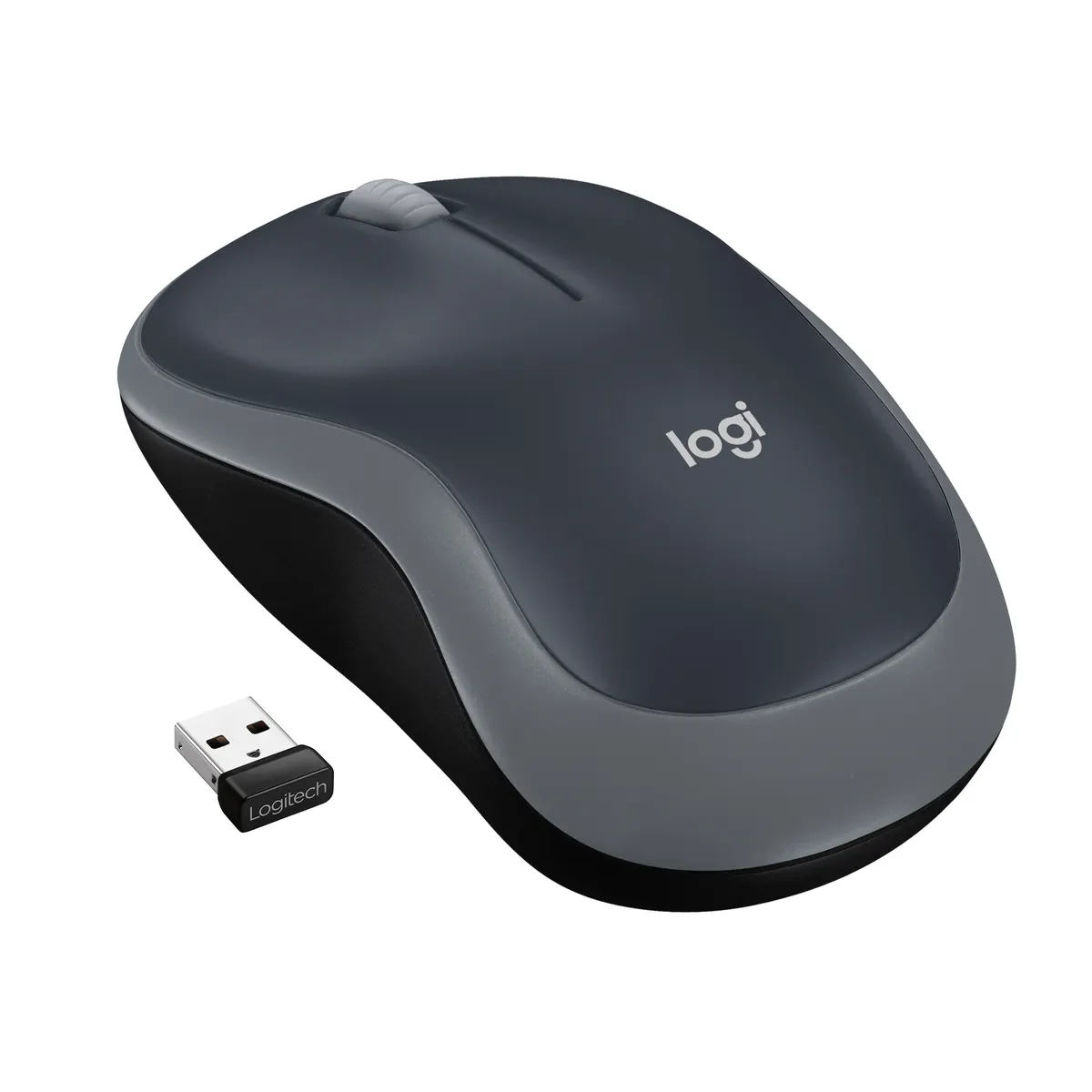 Logitech 910-002235 M185 vezeték nélküli optikai egér szürke 1000 dpi #1