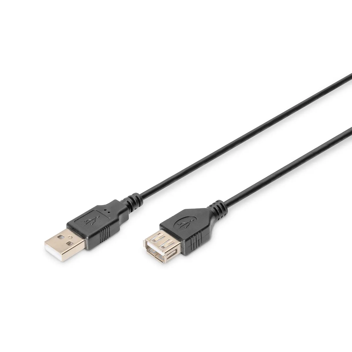 Assmann AK-300200-030-S USB hosszabbító kábel 3 m USB-A USB 2.0 fekete nikkel #1