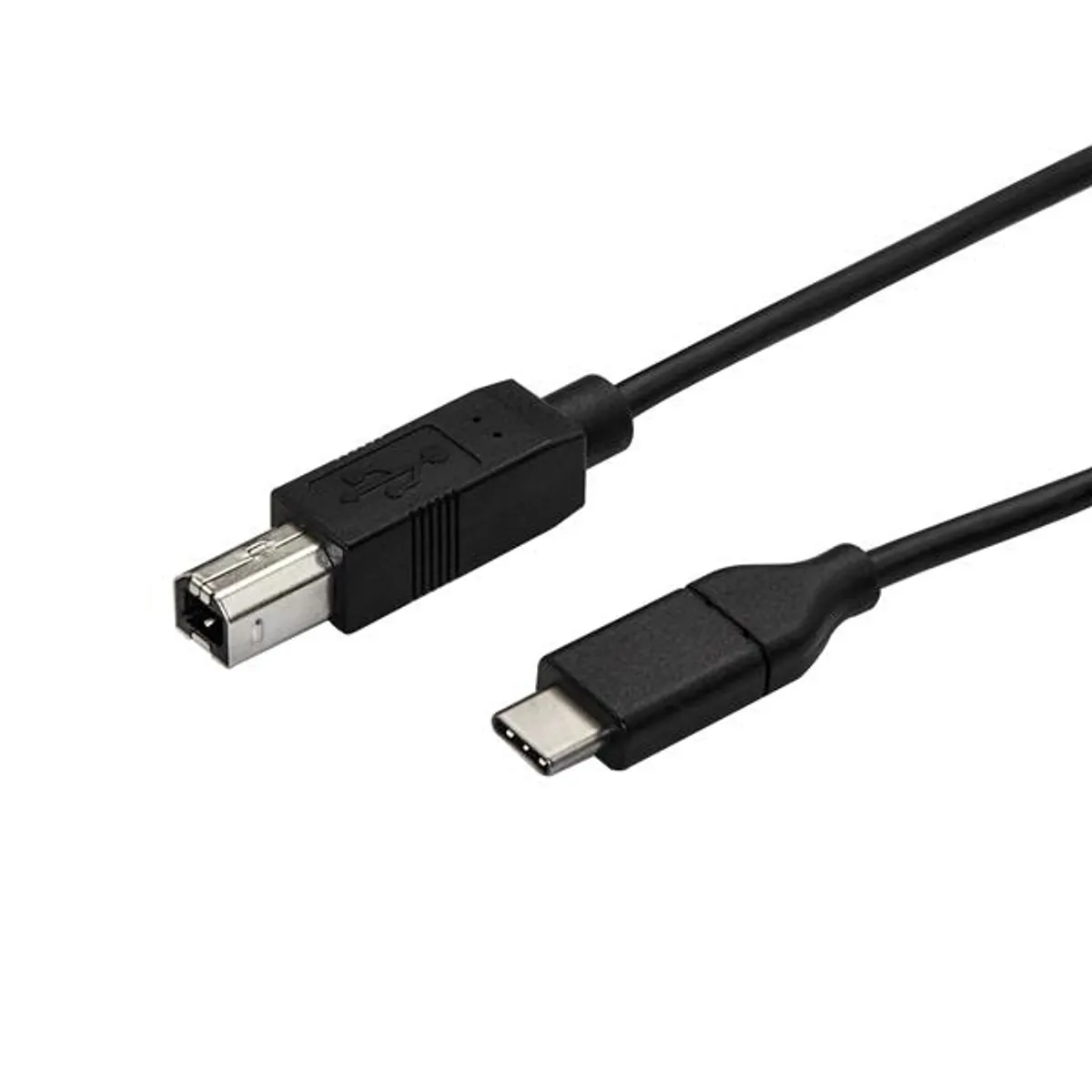 Startech.com USB2CB50CM USB-C–USB-B kábel 0,5 m USB 2.0 nikkelezett érintkezők fekete #1