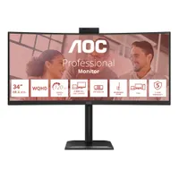 AOC CU34E4CW 34" 21:9 VA LED 3440x1440 4 ms USB 3.2 Gen 1 VESA magasságigazítás