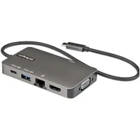 Startech.com DKT30CHVPD2 USB-C többportos adapter 4K HDMI VGA RJ-45 USB-A USB-C 100W PD