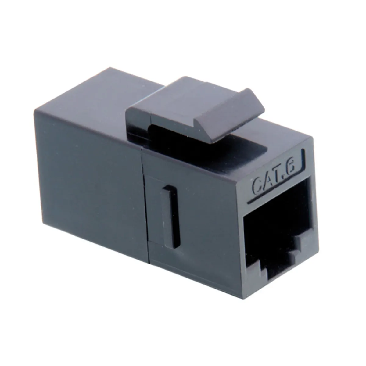 Value 21.99.3003 RJ-45 Keystone moduláris csatlakozó Cat6 árnyékolatlan fekete #1