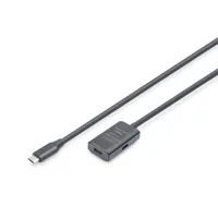 Assmann DA-73108 USB-C kábel 5 m USB 3.2 Gen 1 5 Gbps fekete mágneses árnyékolás #1