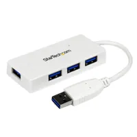 Startech.com ST4300MINU3W 4 portos mini USB hub USB 3.2 Gen 1 fehér