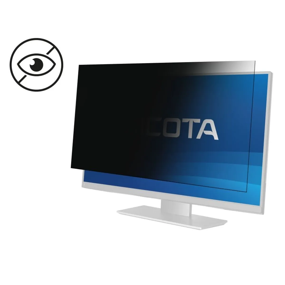 Dicota D80274-2MG privacy filter 2-way magnetic 27" keret nélküli betekintésvédő fólia monitor és laptop karcolásálló -30° és 30° #1