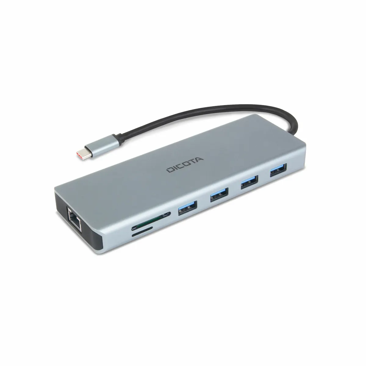 Dicota D32065 USB-C 13-in-1 dokkolóállomás 4K HDMI-DP PD 100W ezüst #1