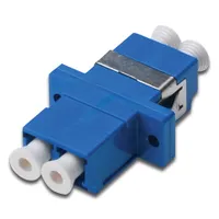 Assmann DN-96007-2 optikai összekötő duplex LC-LC SM OS2 kék kerámia hüvely