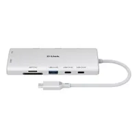 D-Link DUP-A01 10-in-1 USB-C hub HDMI 4K RJ45 USB-C PD 100W SD és microSD #1