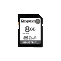 Kingston SDIT/8GB Ipari microSD-kártya UHS-I Class 10 U3 V30 A1 pSLC -40C to 85C olvasási 100 MBps írási 80 MBps