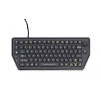 Gamber Johnson 7300-0171 IKEY Mobile mini hajlított háttérvilágítású vezetékes USB fekete