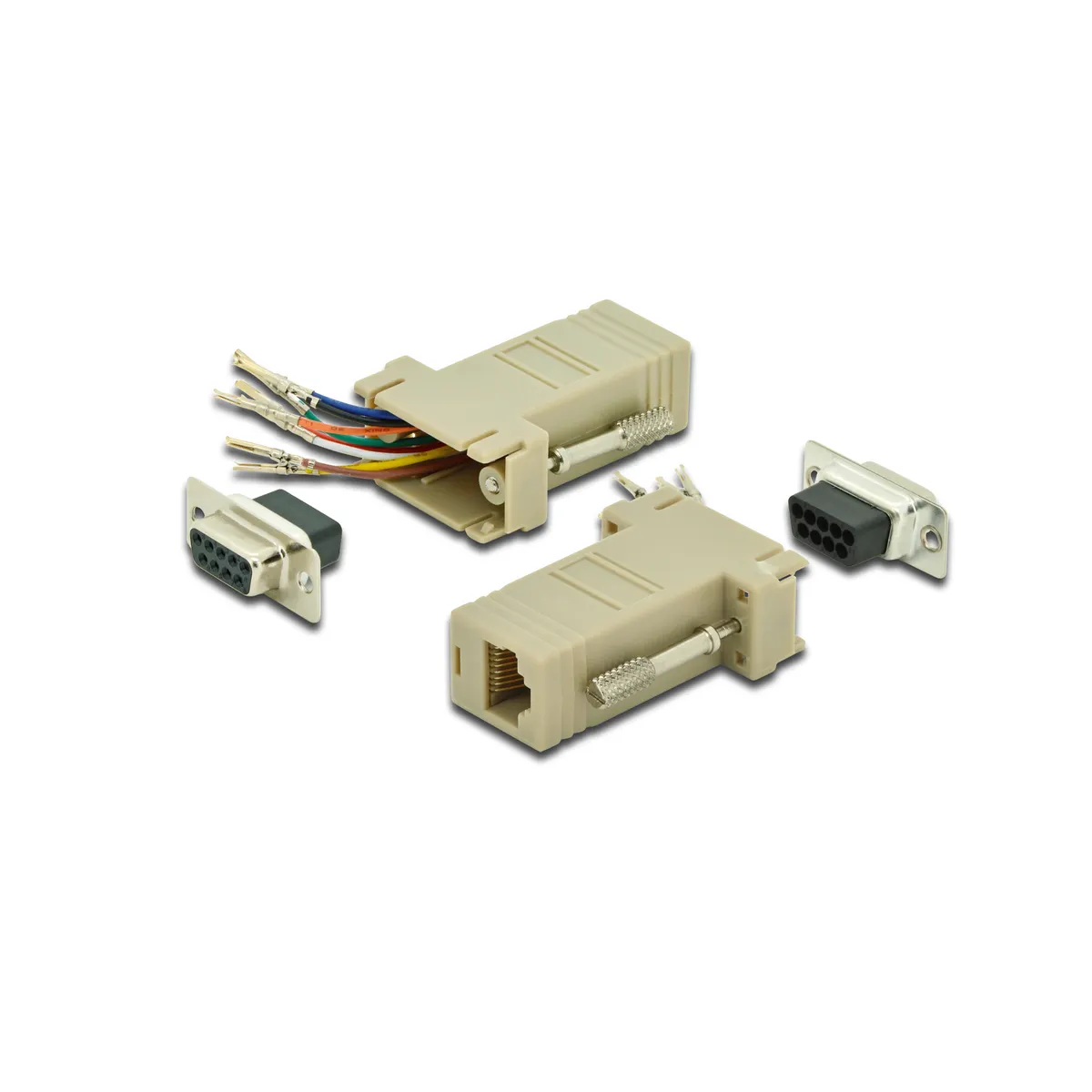 Assmann AK-610516-000-I adapter RS-232 D-Sub-D-Sub szürke #1